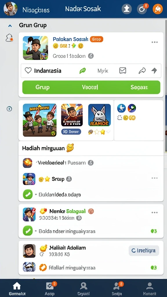 Tampilan antarmuka yang menarik dan mudah dinavigasi.