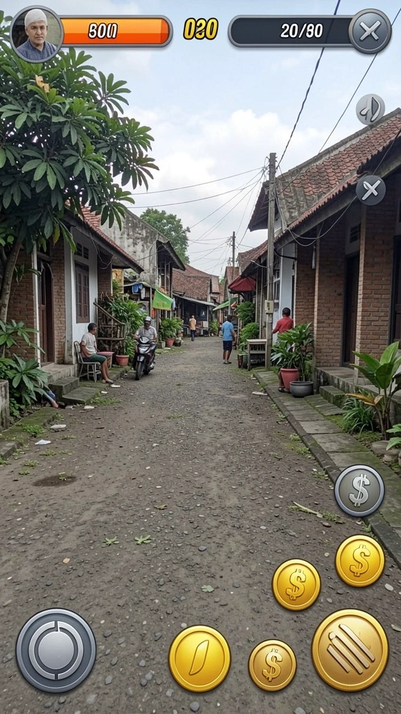 Penggunaan warna yang cerah dan konten yang dinamis.