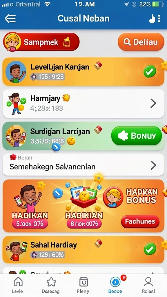 Mode permainan baru yang seru dan menantang.