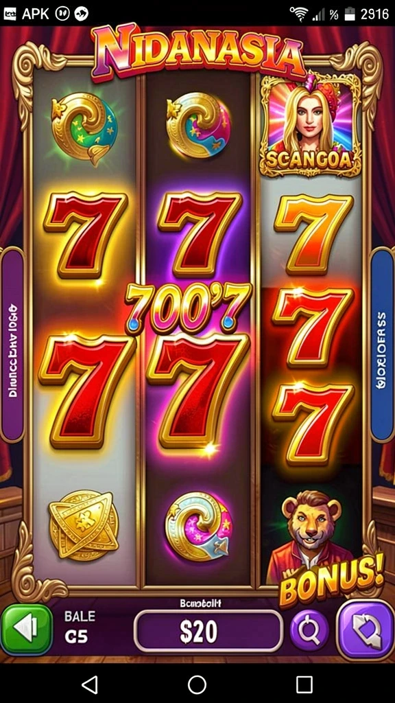 Tampilan mesin slot yang memikat dan penuh warna.