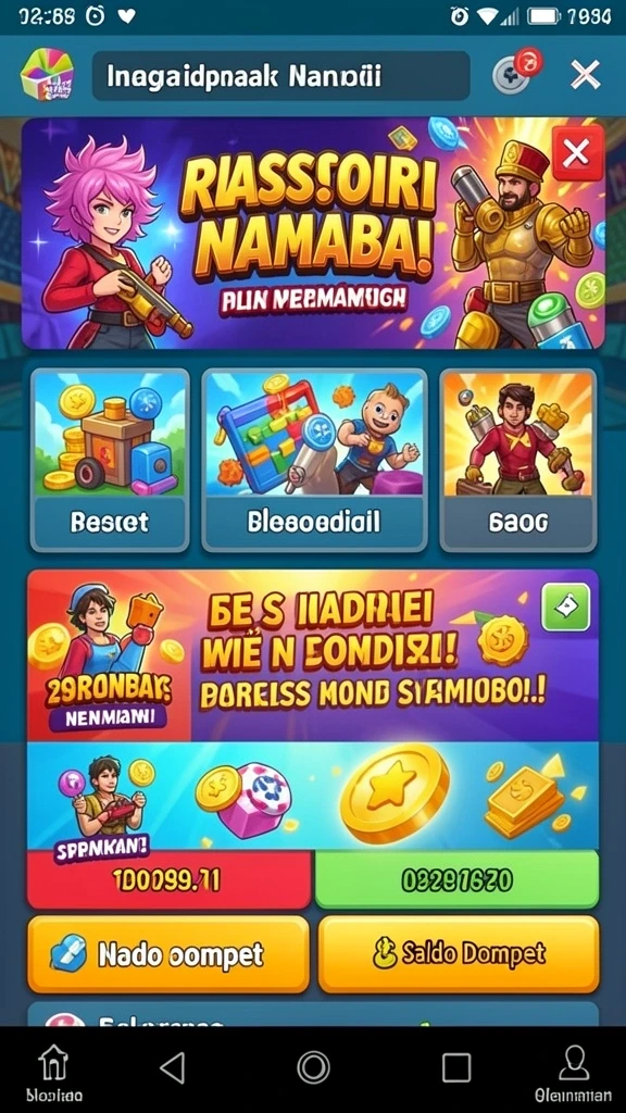 Kemudahan dalam mengakses berbagai fitur bonus.