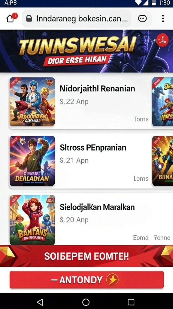 Tampilan antarmuka yang ramah pengguna.