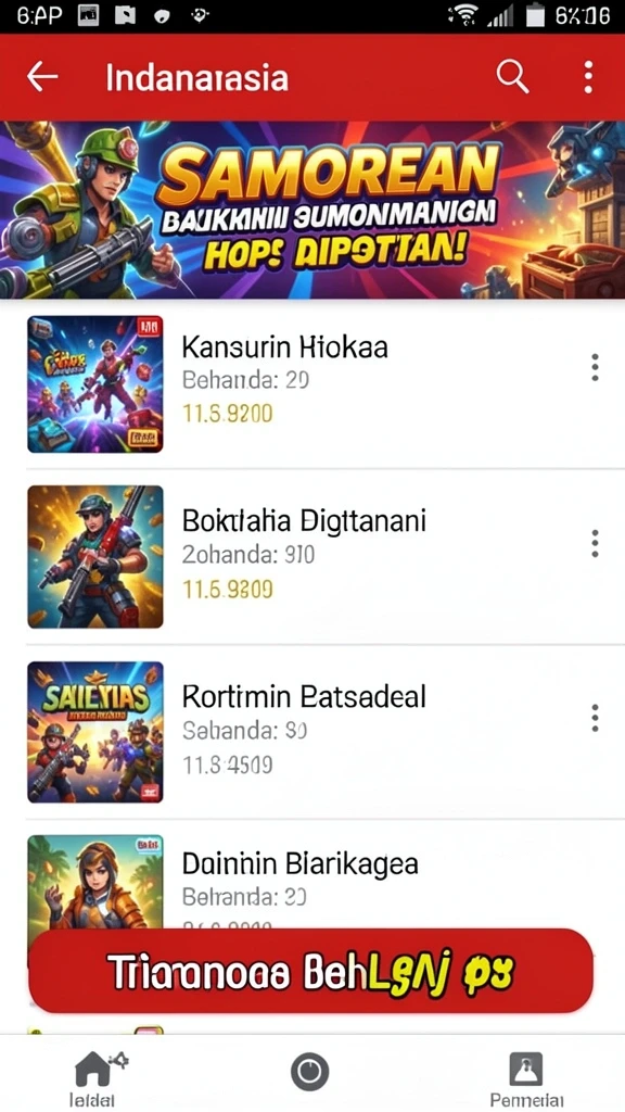 Bonus harian yang menguntungkan bagi pengguna.
