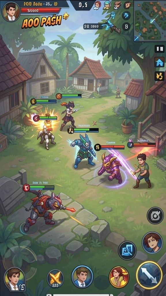 Karakter dalam game ini sangat beragam dan unik.