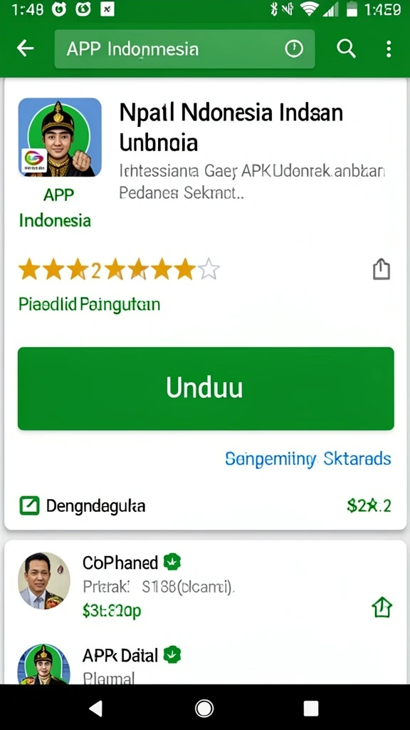 Berbagai pilihan permainan yang bisa dimainkan.