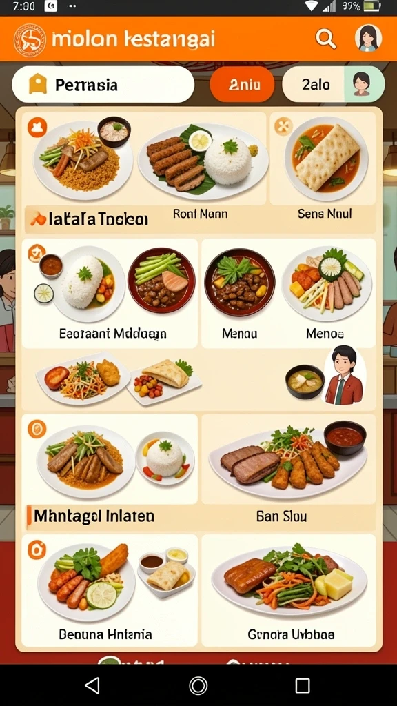 Tampilan antarmuka yang menarik dan mudah digunakan.