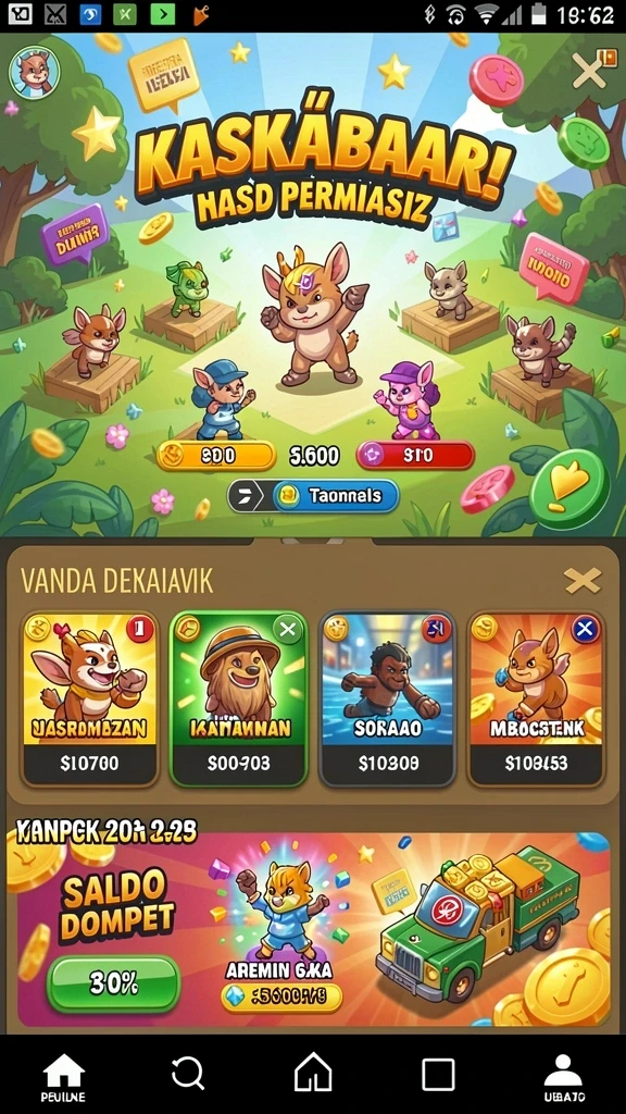 Fitur multiplayer yang mendebarkan untuk bersaing dengan teman.