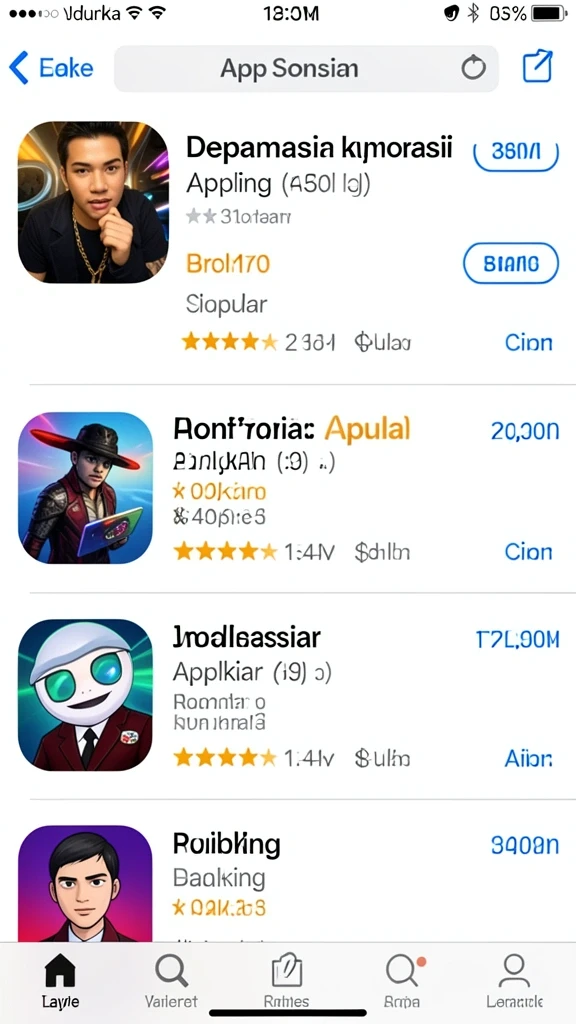 Tampilan antarmuka yang menarik dan mudah digunakan.