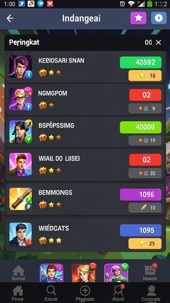 Mode permainan seru dan menantang.
