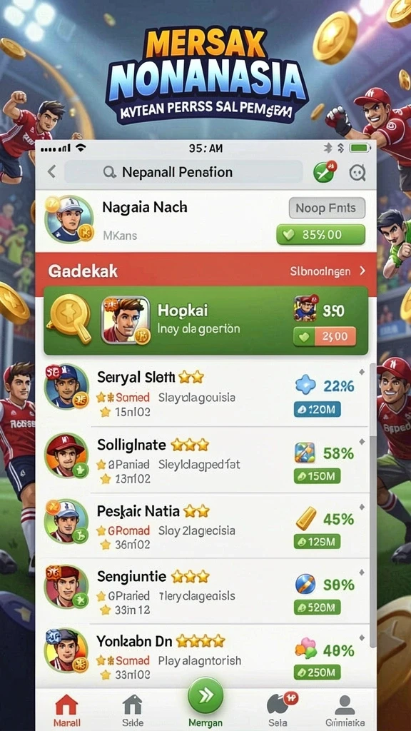 Tampilan antarmuka GACOR78 yang modern dan menarik.