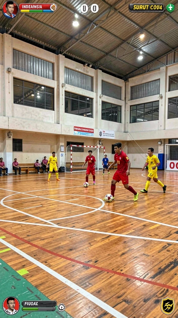 Tampilan awal permainan yang menarik dan interaktif.