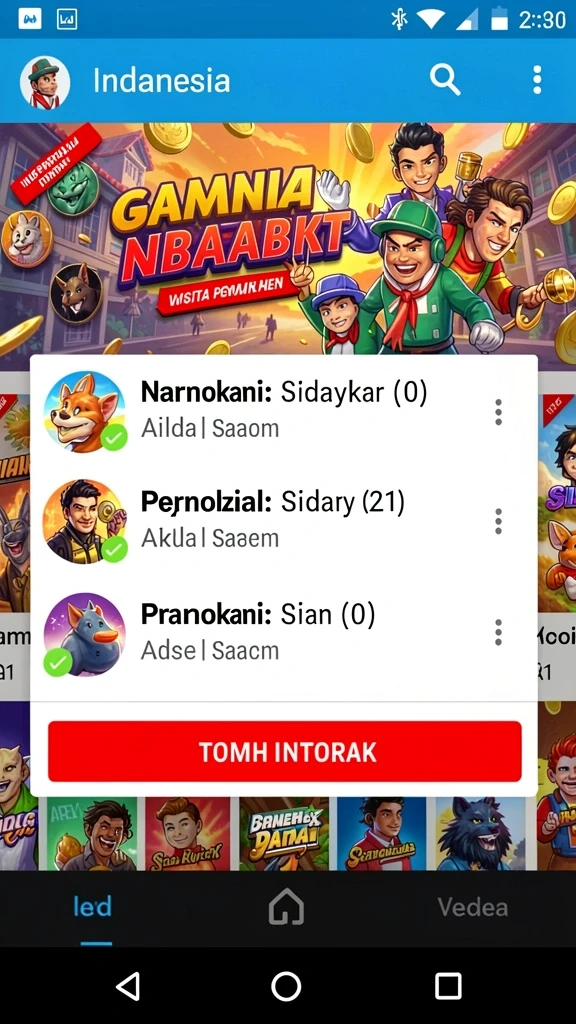 Tampilan antarmuka yang menarik dan mudah digunakan.