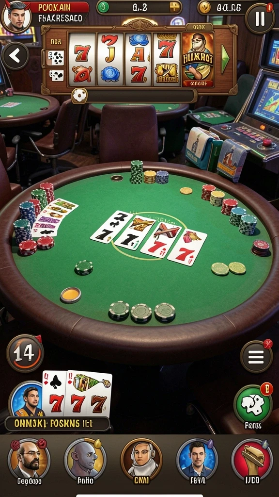 Tampilan permainan slot yang menarik dan interaktif.