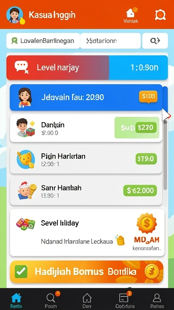 Tampilan antarmuka yang menarik dan ramah pengguna.