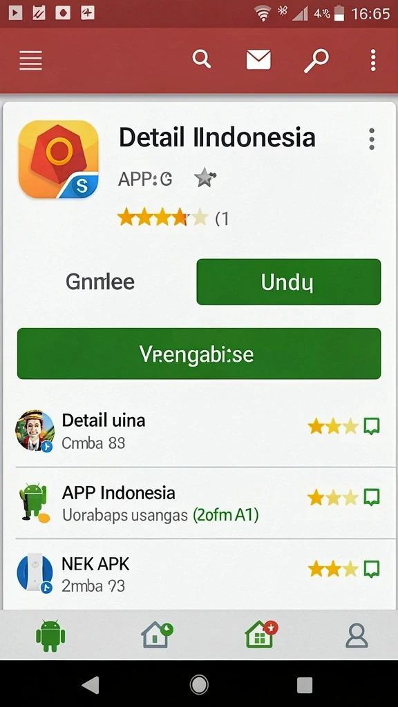 Tampilan antarmuka yang mudah dipahami.