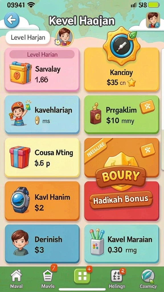 Tampilan antarmuka yang menarik dan user-friendly.
