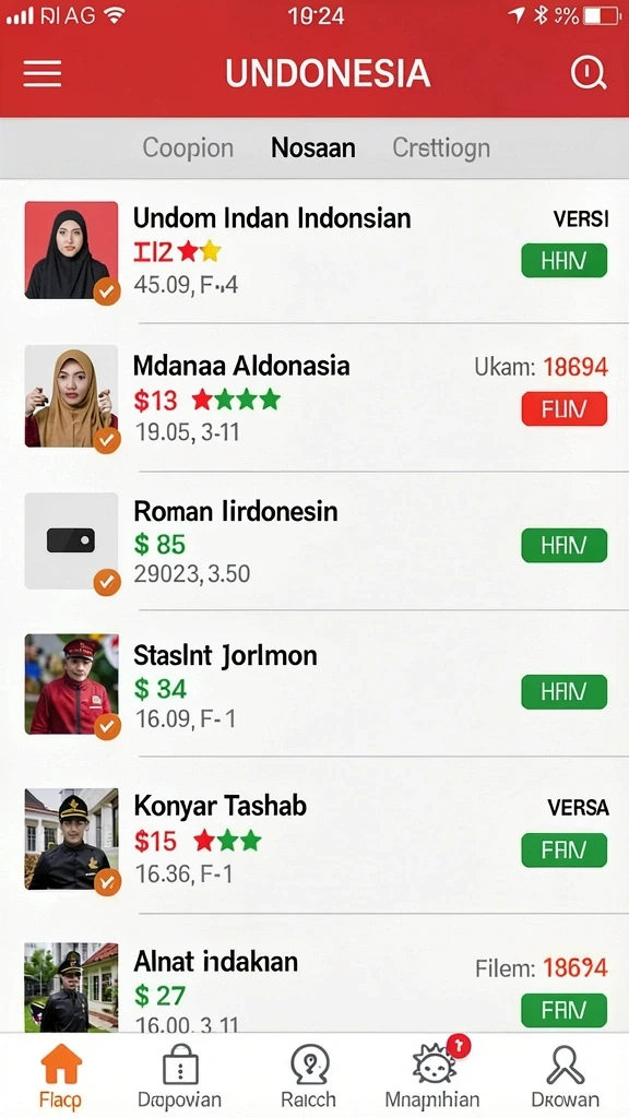 Berbagai pilihan permainan slot yang menghibur.