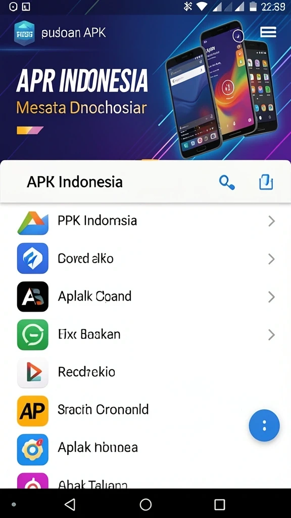 Tampilan awal yang menarik dan ramah pengguna.