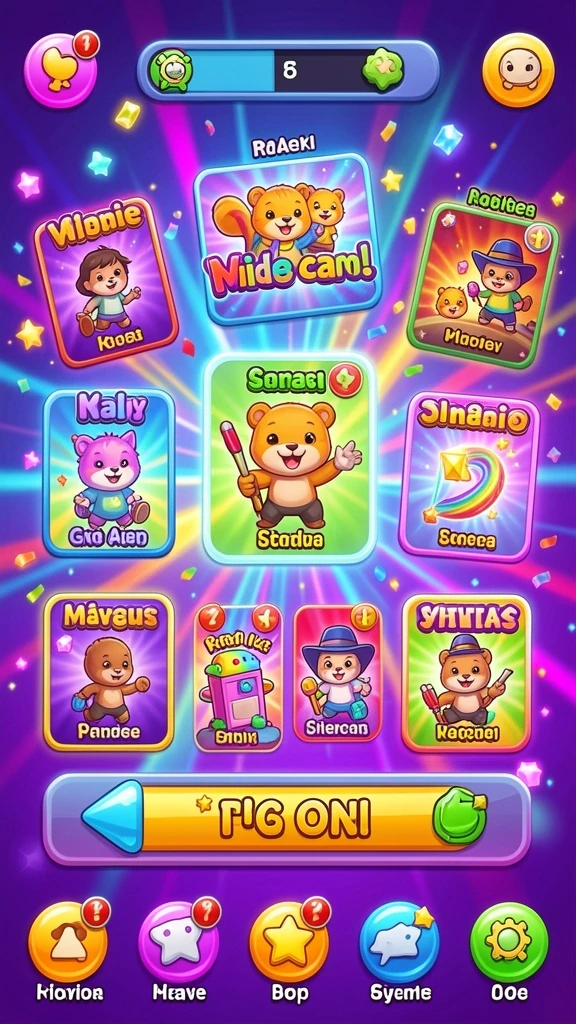 Screenshot menampilkan tampilan utama antarmuka yang atraktif.