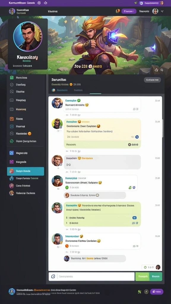 Screenshot menampilkan kemenangan besar yang diraih oleh pemain.