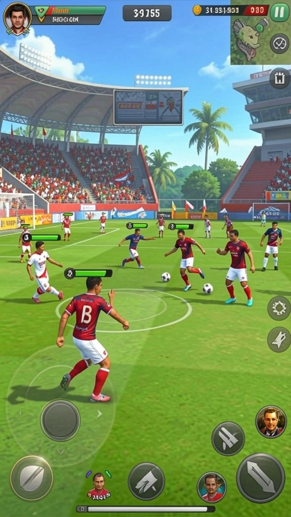 Visualisasi dari komunitas pemain yang aktif dan interaktif.