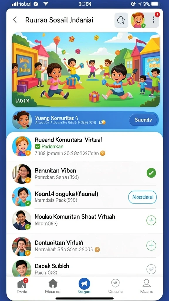 Tampilan antarmuka yang intuitif dan user-friendly.