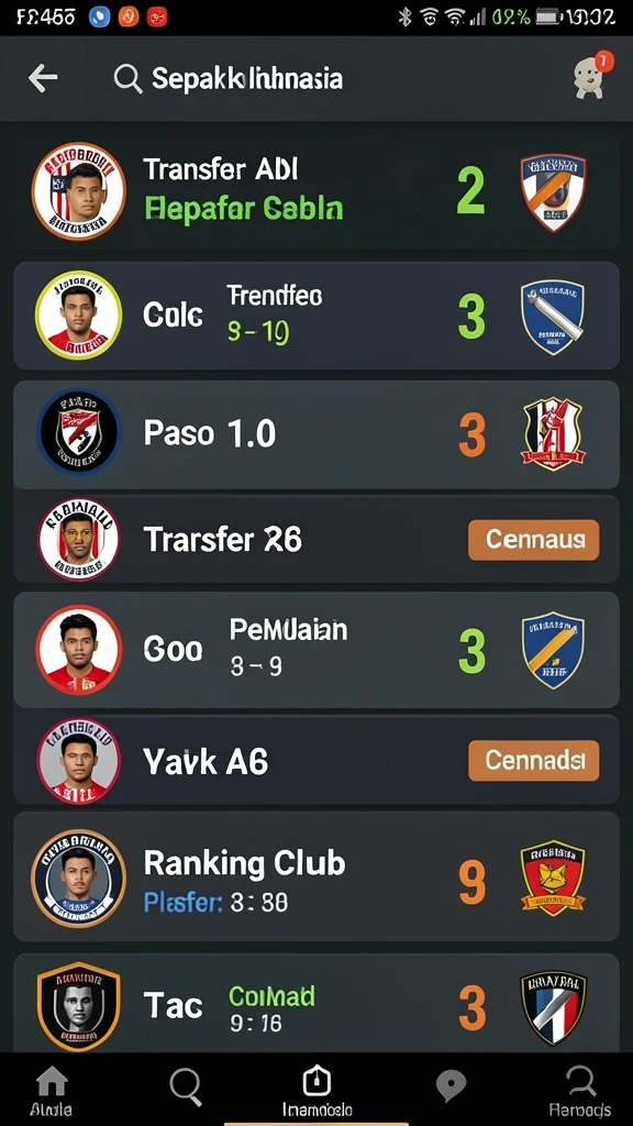 Screenshot pertama menampilkan tampilan utama aplikasi yang interaktif.
