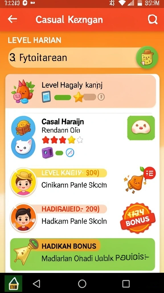 Tampilan antarmuka yang menarik dan user-friendly.