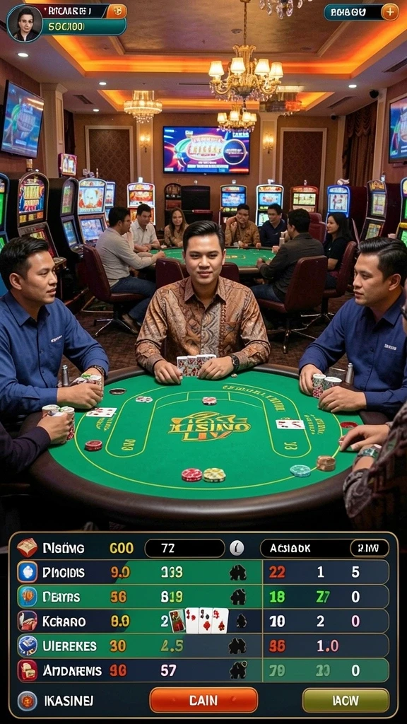 Tampilan antarmuka VM777 yang menarik dan mudah digunakan.