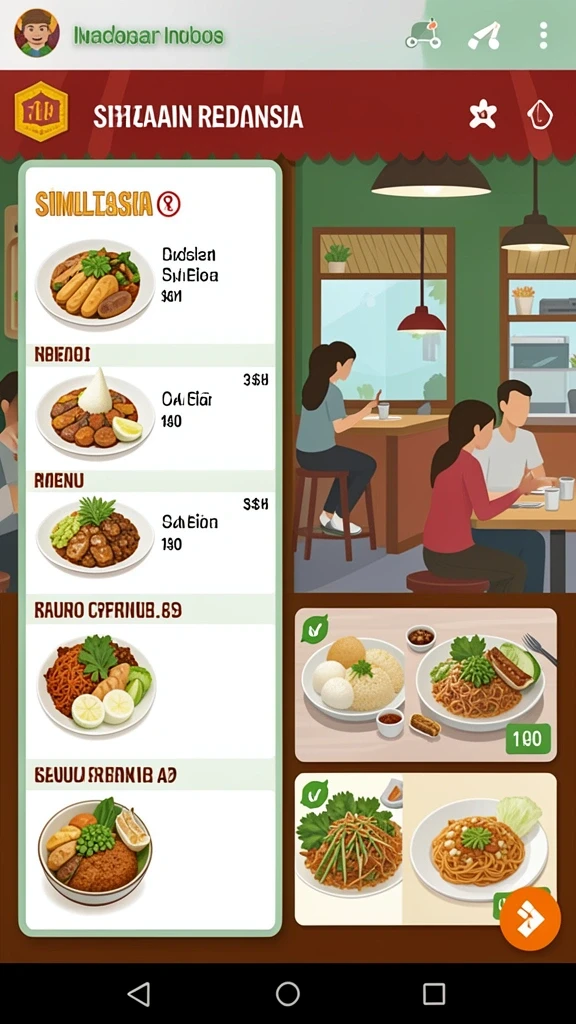 Tampilan antarmuka yang bersih dan modern.