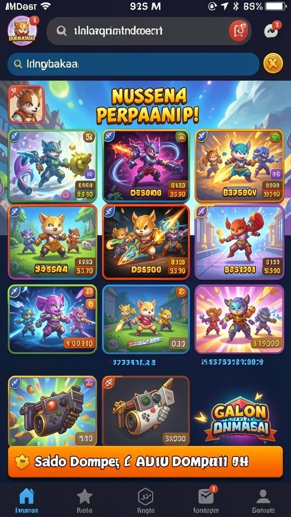 Tampilan grafis yang memukau dan detail.